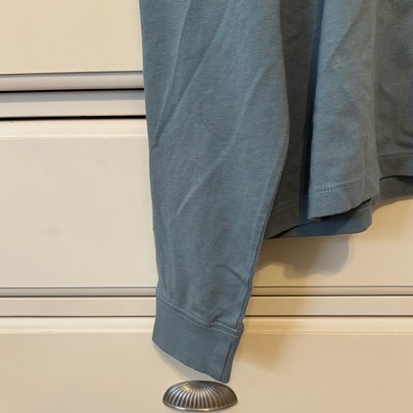 Life Is Good Slate Blue/Gray/Green Hooded Long-Sleeve Pullover - Picture 12 of 14